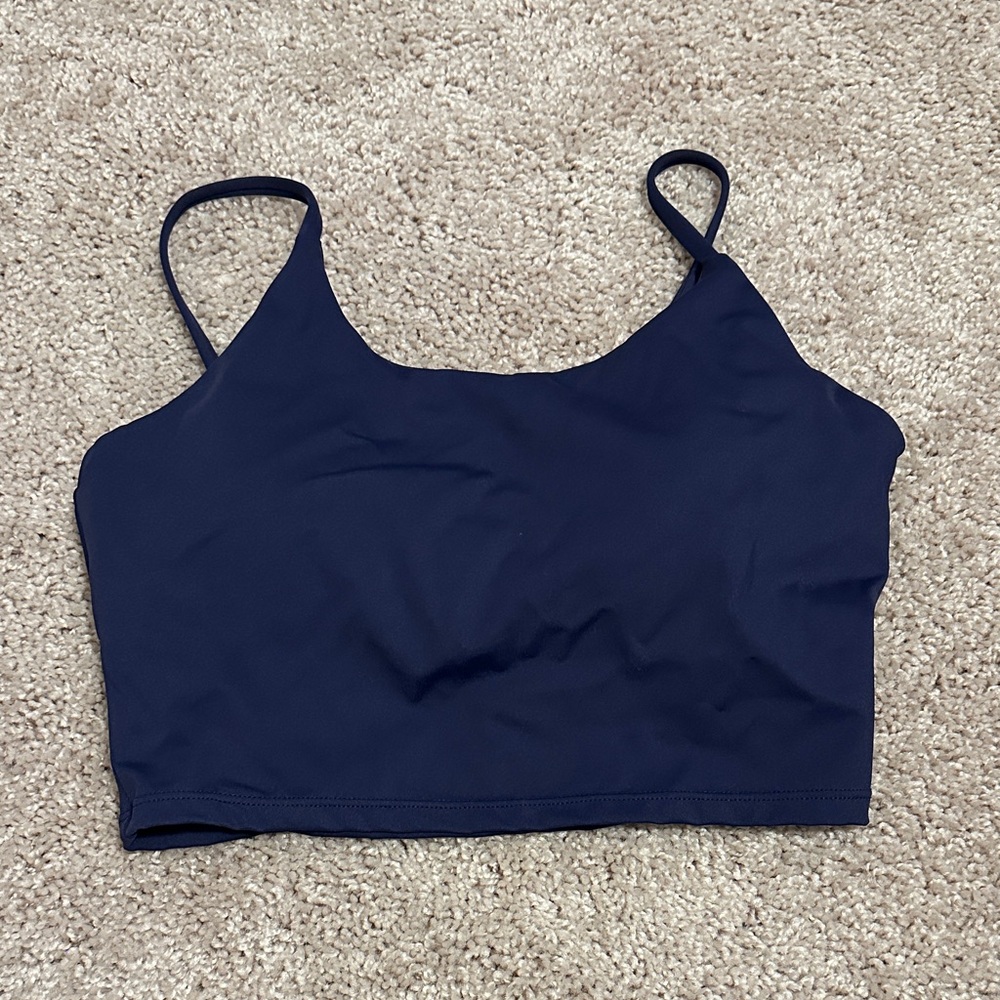 Halara Navy Blue Crop Top